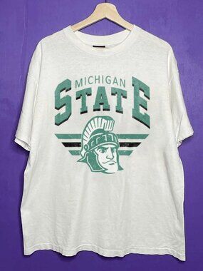 Vintage Michigan State Spartans Football Shirt, Michigan State University Shirt